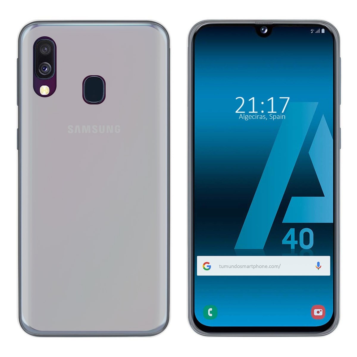 Funda Gel Tpu para Samsung Galaxy A40 Color Transparente