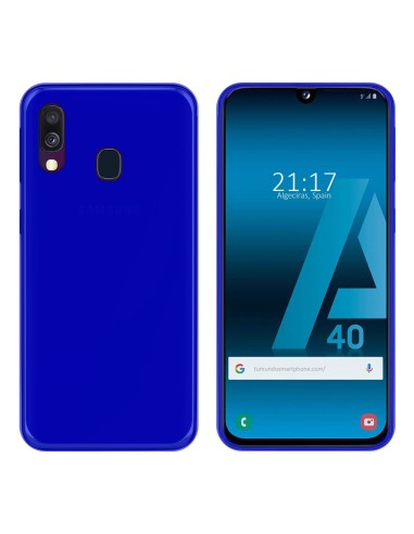 Funda Gel Tpu para Samsung Galaxy A40 Color Azul