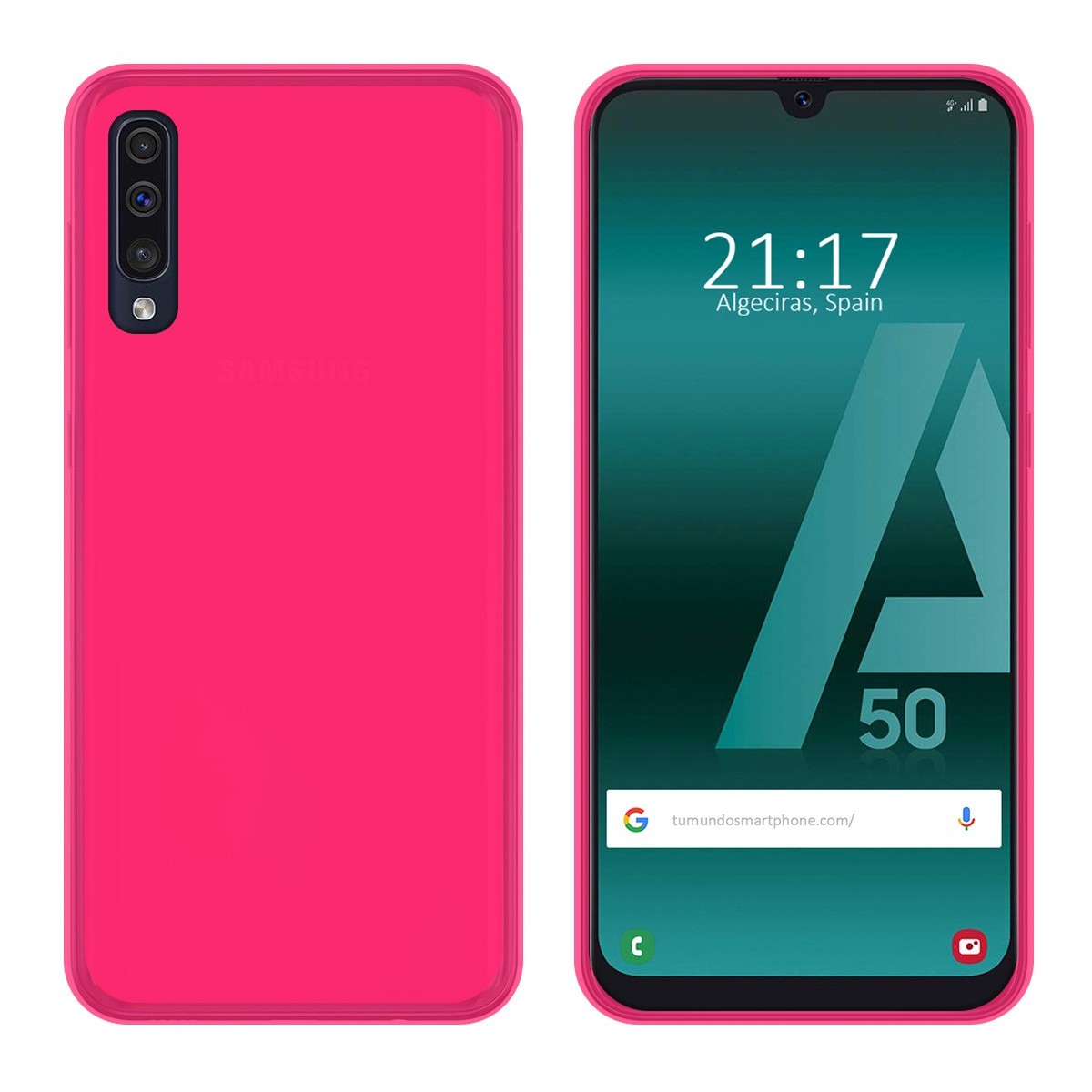 Funda Gel Tpu para Samsung Galaxy A50 / A50s / A30s Color Rosa