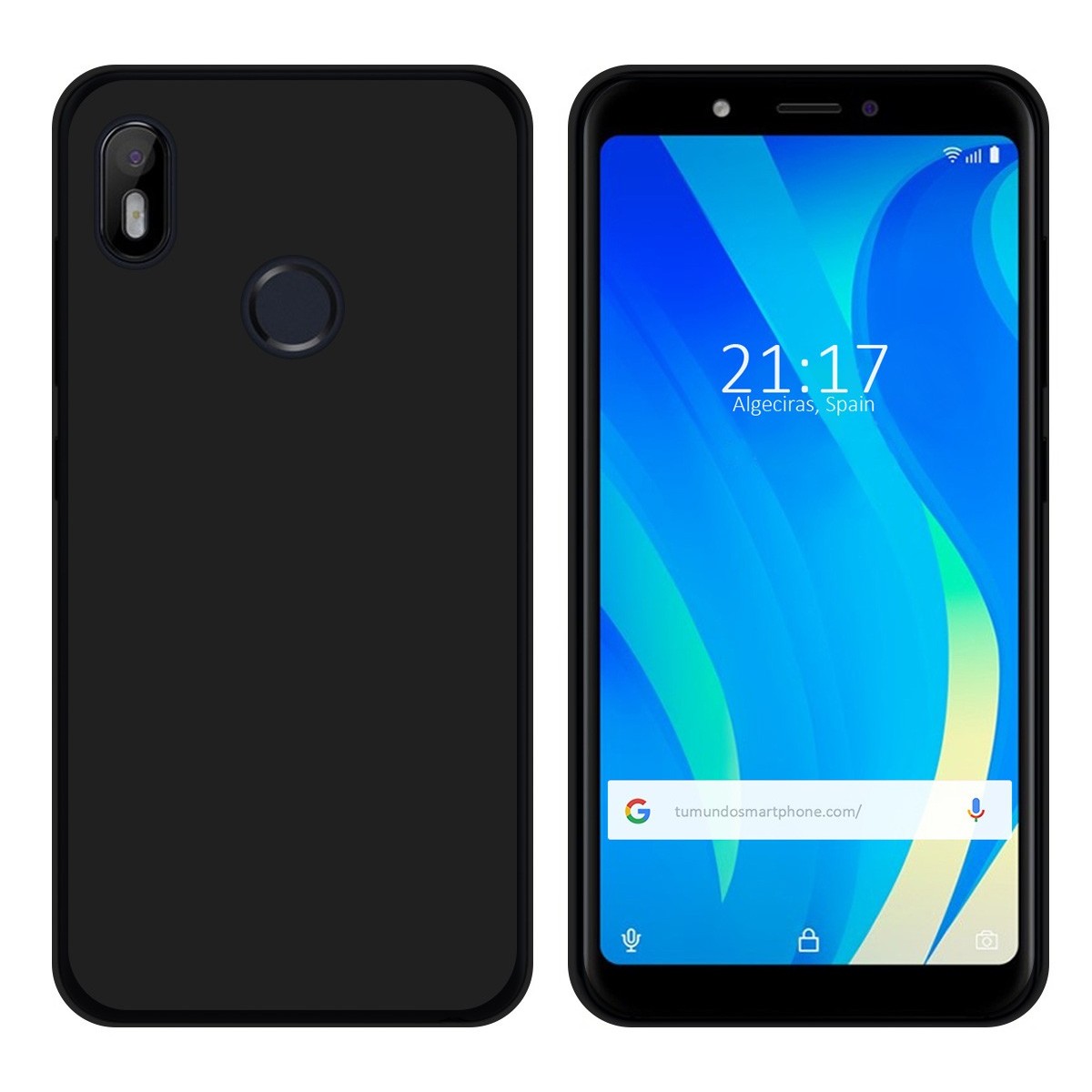 Funda Gel Tpu para Vsmart Joy 1 Color Negra