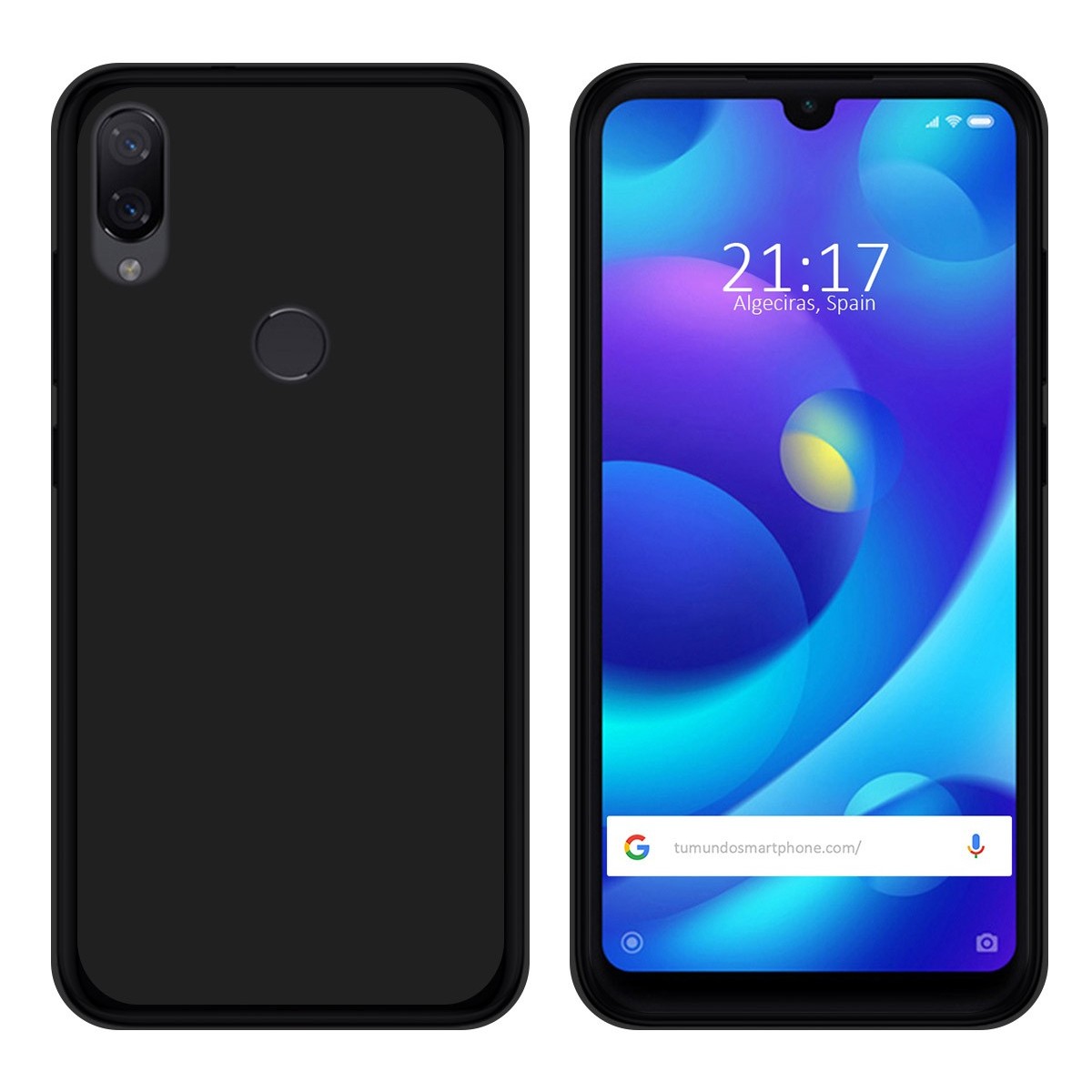 Funda Gel Tpu para Xiaomi Mi Play Color Negra