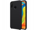 Funda Silicona Líquida Ultra Suave para Huawei P30 Lite color Negra