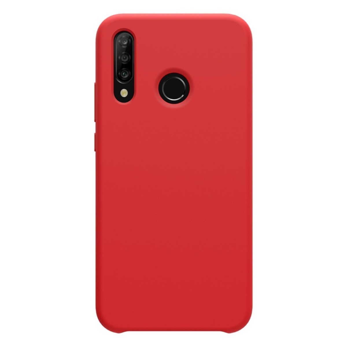 Funda Silicona Líquida Ultra Suave para Huawei P30 Lite color Roja