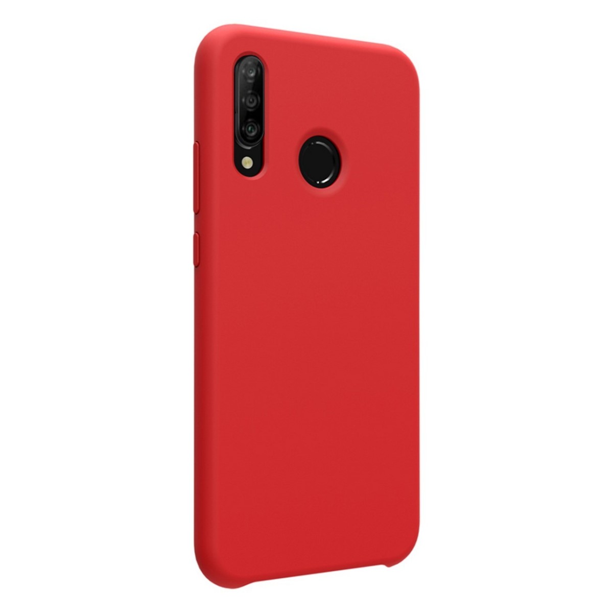 Funda Silicona Líquida Ultra Suave para Huawei P30 Lite color Roja