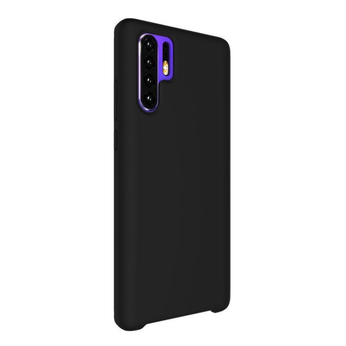 Funda Silicona Líquida Ultra Suave para Huawei P30 Pro color Negra