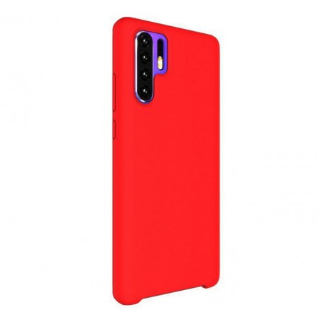 Funda Silicona Líquida Ultra Suave para Huawei P30 Pro color Roja