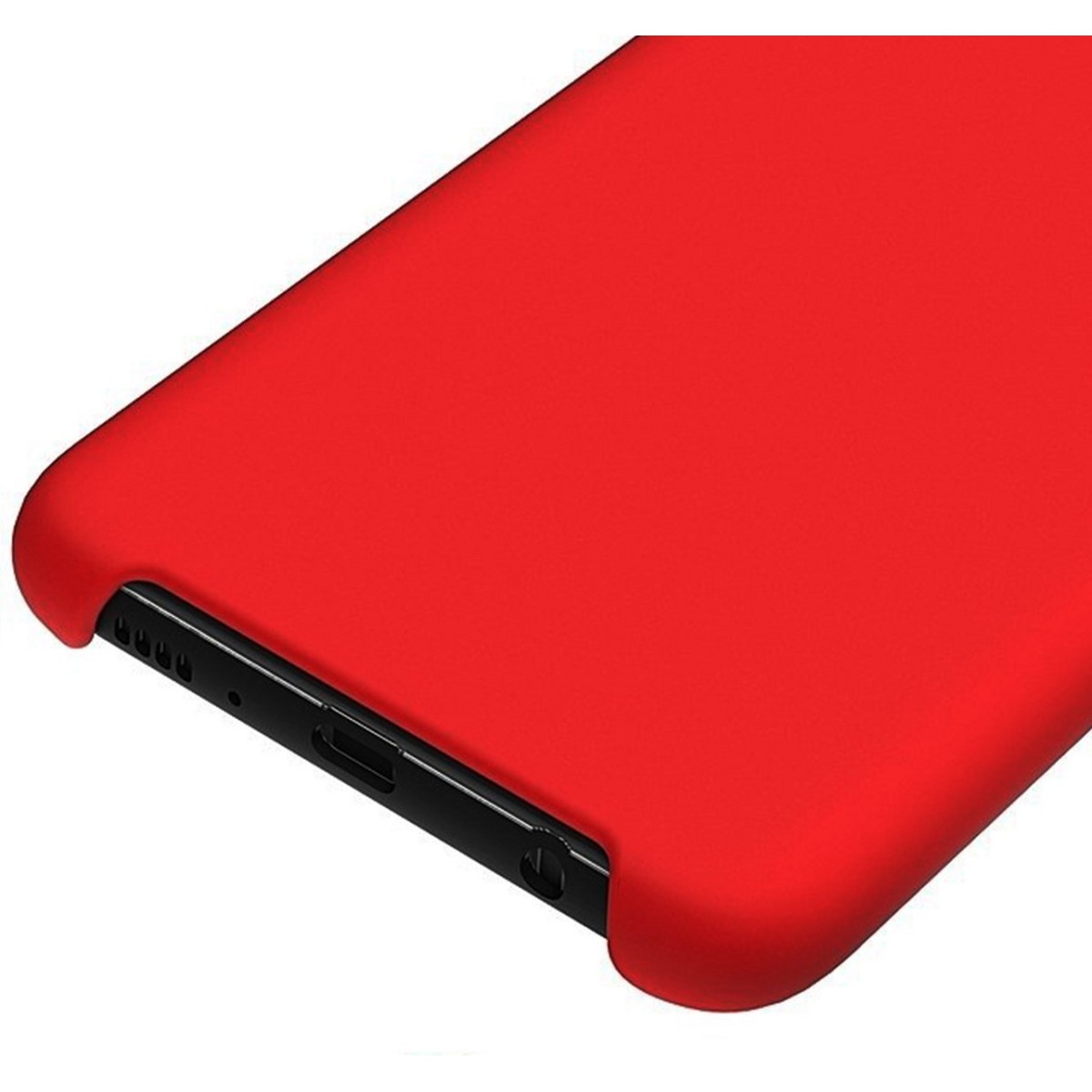 Funda Silicona Líquida Ultra Suave para Huawei P30 Pro color Roja