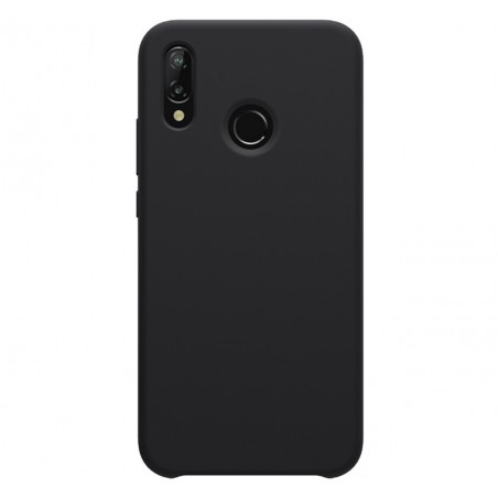 Funda Silicona Líquida Ultra Suave para Huawei Y7 2019 color Negra