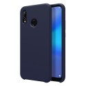 Funda Silicona Líquida Ultra Suave para Huawei Y7 2019 color Azul oscura