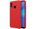 Funda Silicona Líquida Ultra Suave para Huawei Y7 2019 color Roja