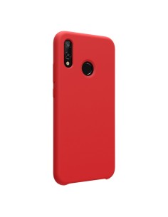 Funda Silicona Líquida Ultra Suave para Huawei Y7 2019 color Roja