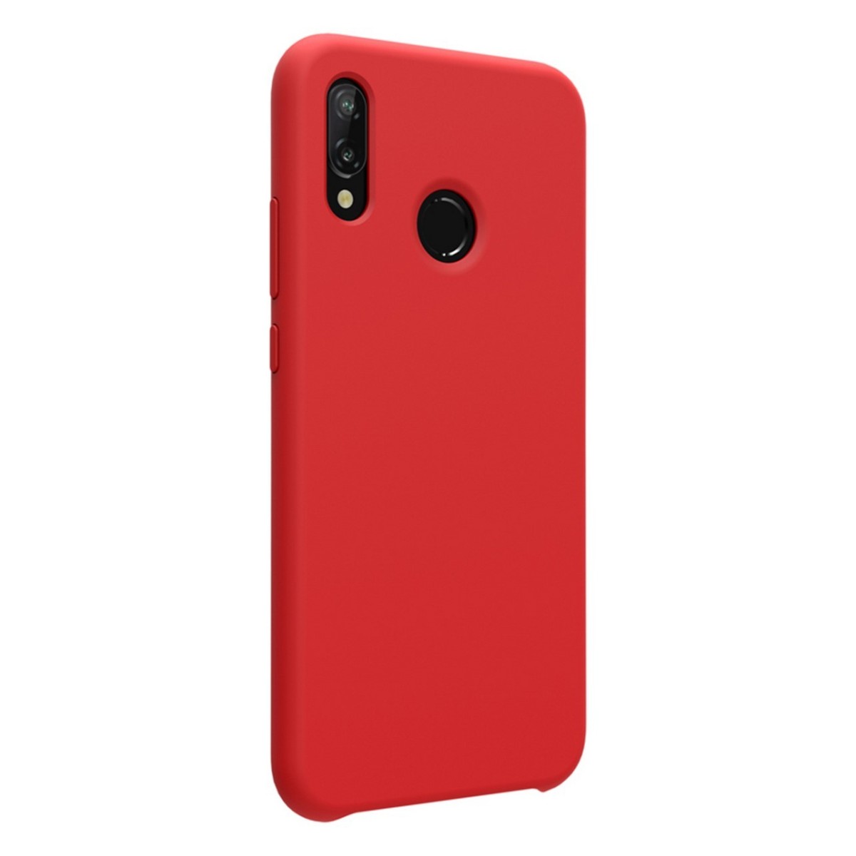 Funda Silicona Líquida Ultra Suave para Huawei Y7 2019 color Roja