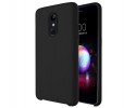 Funda Silicona Líquida Ultra Suave para Lg K11 color Negra