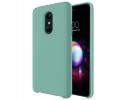 Funda Silicona Líquida Ultra Suave para Lg K11 color Verde Aguamarina