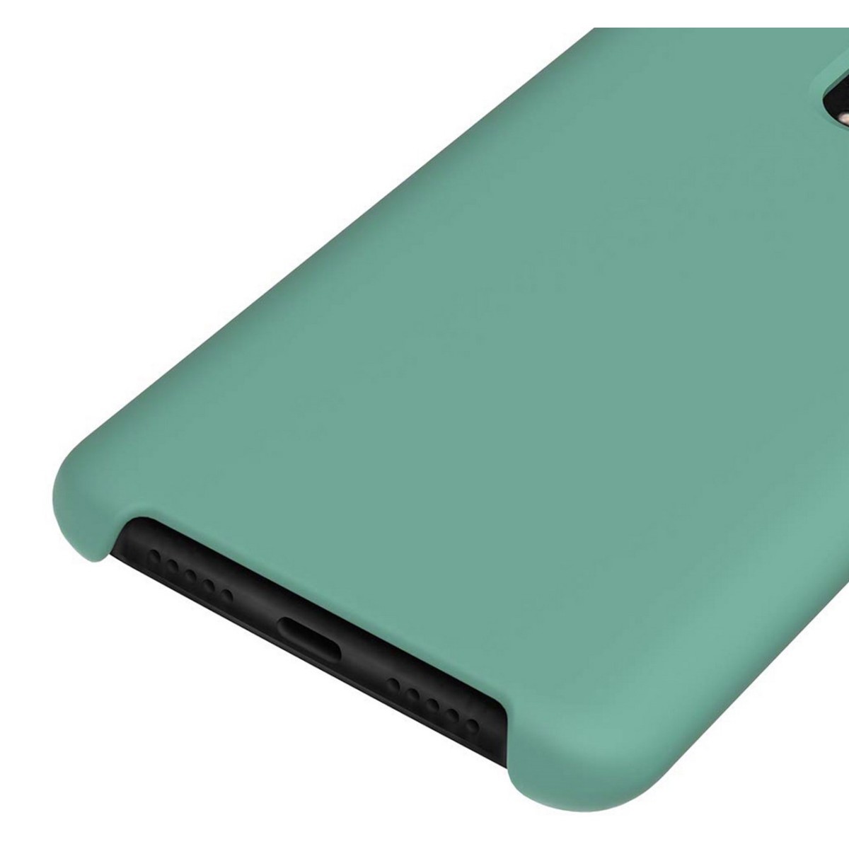 Funda Silicona Líquida Ultra Suave para Lg K9 color Verde Aguamarina