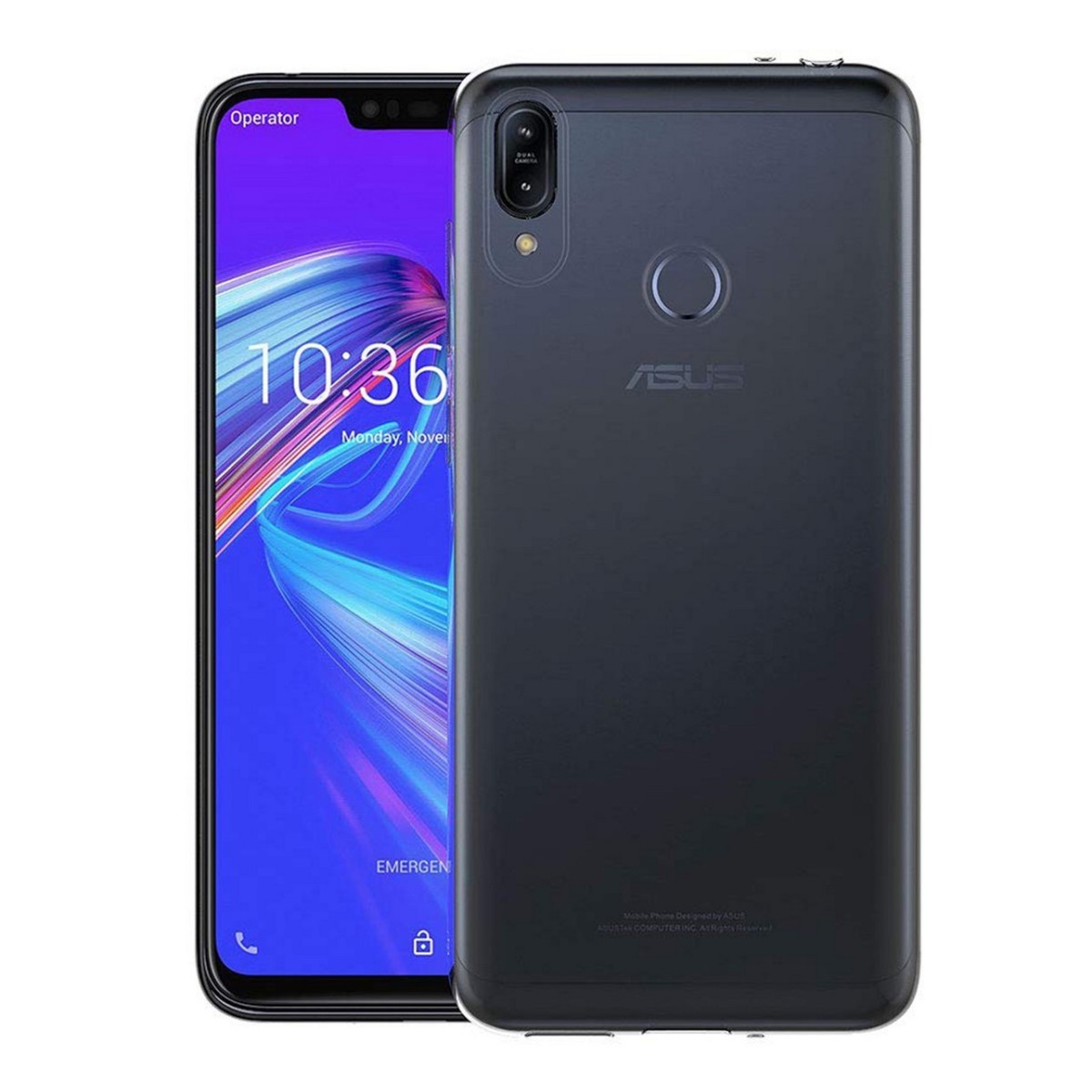 Funda Gel Tpu Fina Ultra-Thin 0,5mm Transparente para Asus Zenfone Max (M2)