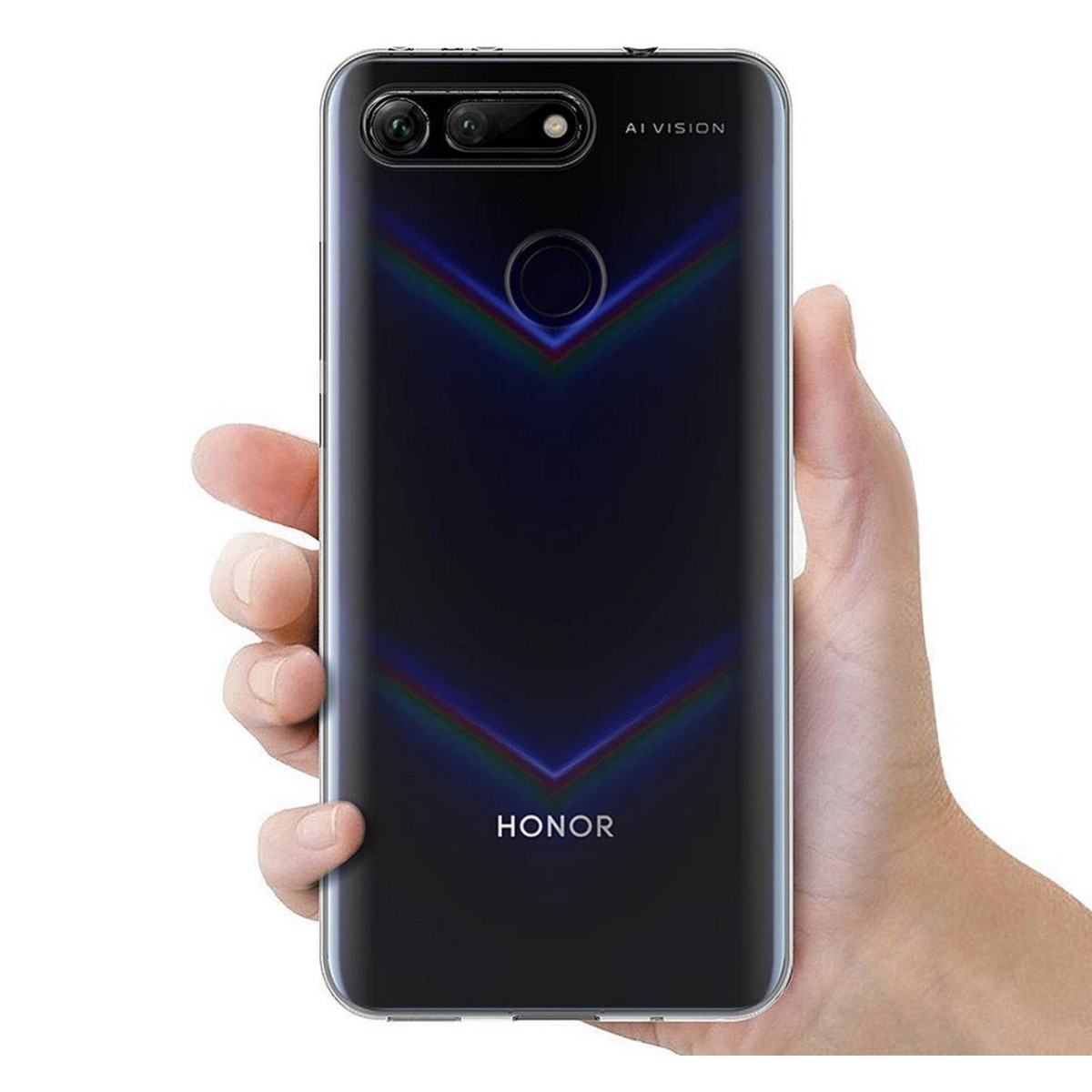 Funda Gel Tpu Fina Ultra-Thin 0,5mm Transparente para Huawei Honor View 20
