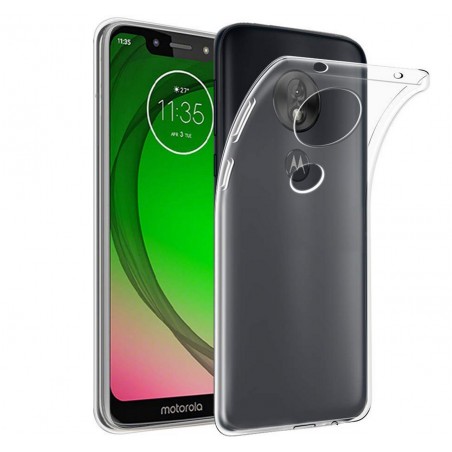 Funda Gel Tpu Fina Ultra-Thin 0,5mm Transparente para Motorola Moto G7 Play