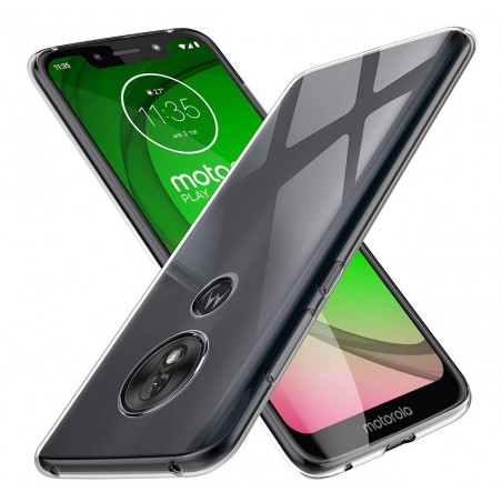Funda Gel Tpu Fina Ultra-Thin 0,5mm Transparente para Motorola Moto G7 Play