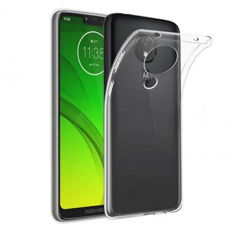 Funda Gel Tpu Fina Ultra-Thin 0,5mm Transparente para Motorola Moto G7 Power