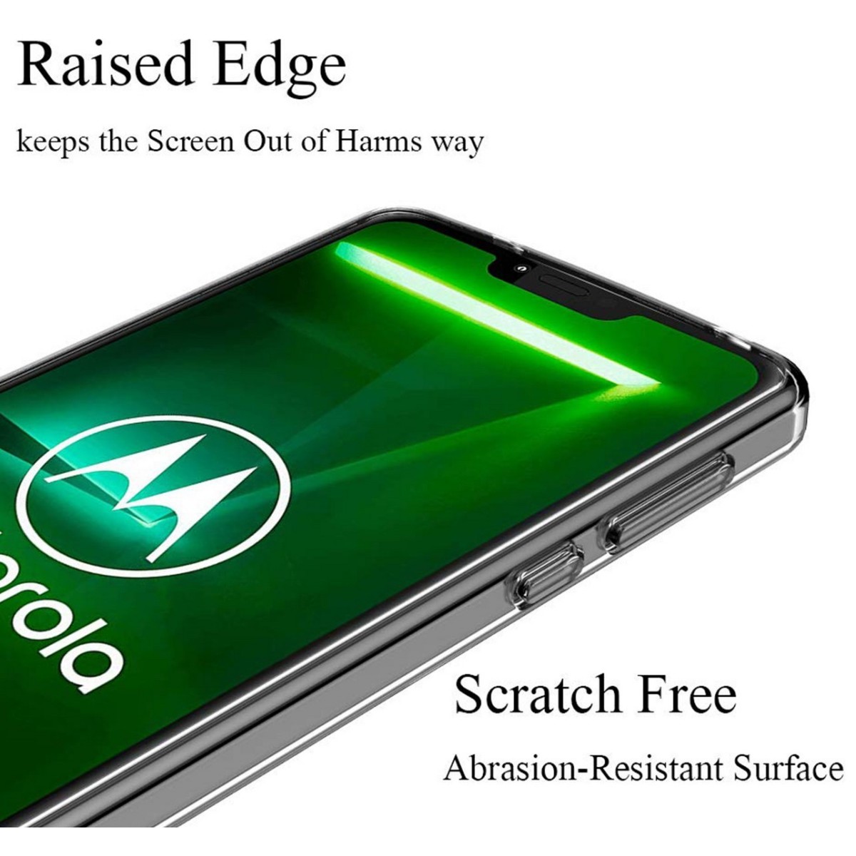 Funda Gel Tpu Fina Ultra-Thin 0,5mm Transparente para Motorola Moto G7 Power