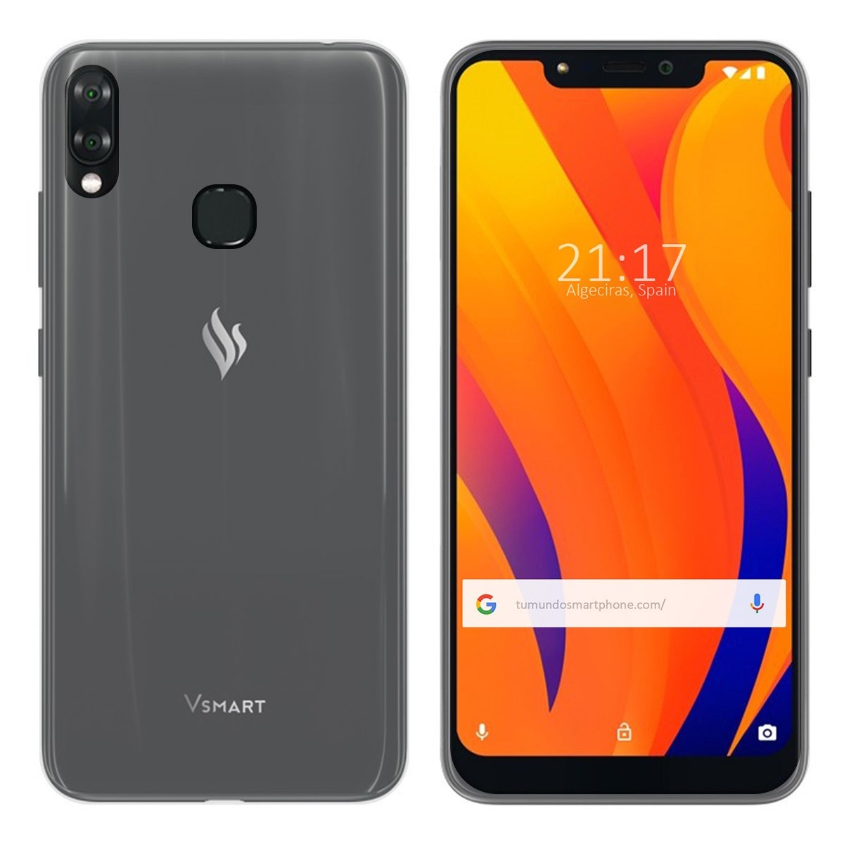 Funda Gel Tpu Fina Ultra-Thin 0,5mm Transparente para Vsmart Joy 1+ Plus