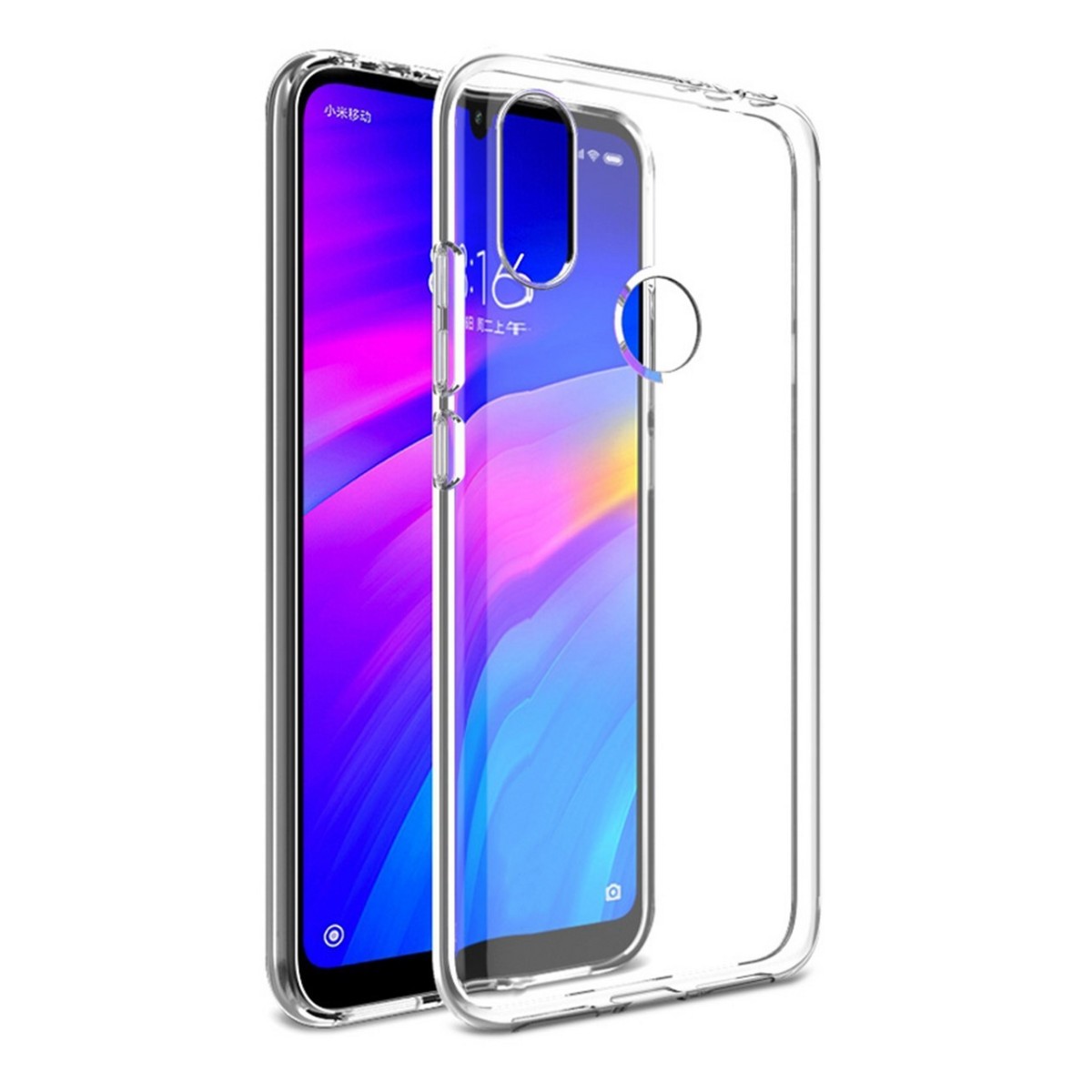 Funda Gel Tpu Fina Ultra-Thin 0,5mm Transparente para Xiaomi Redmi 7