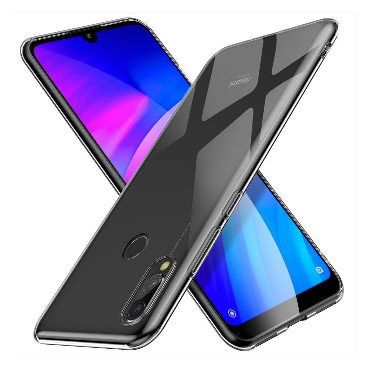 Funda Gel Tpu Fina Ultra-Thin 0,5mm Transparente para Xiaomi Redmi 7