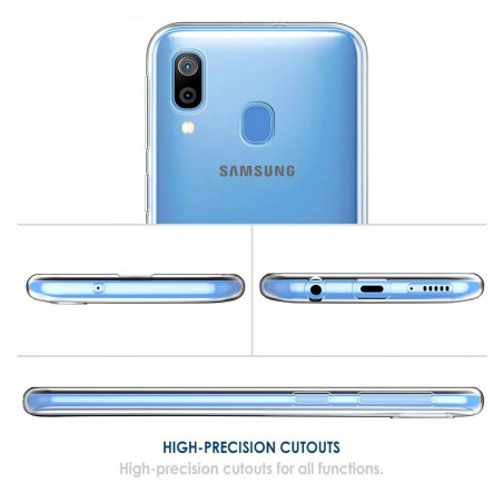 Funda Gel Tpu Fina Ultra-Thin 0,5mm Transparente para Samsung Galaxy A40