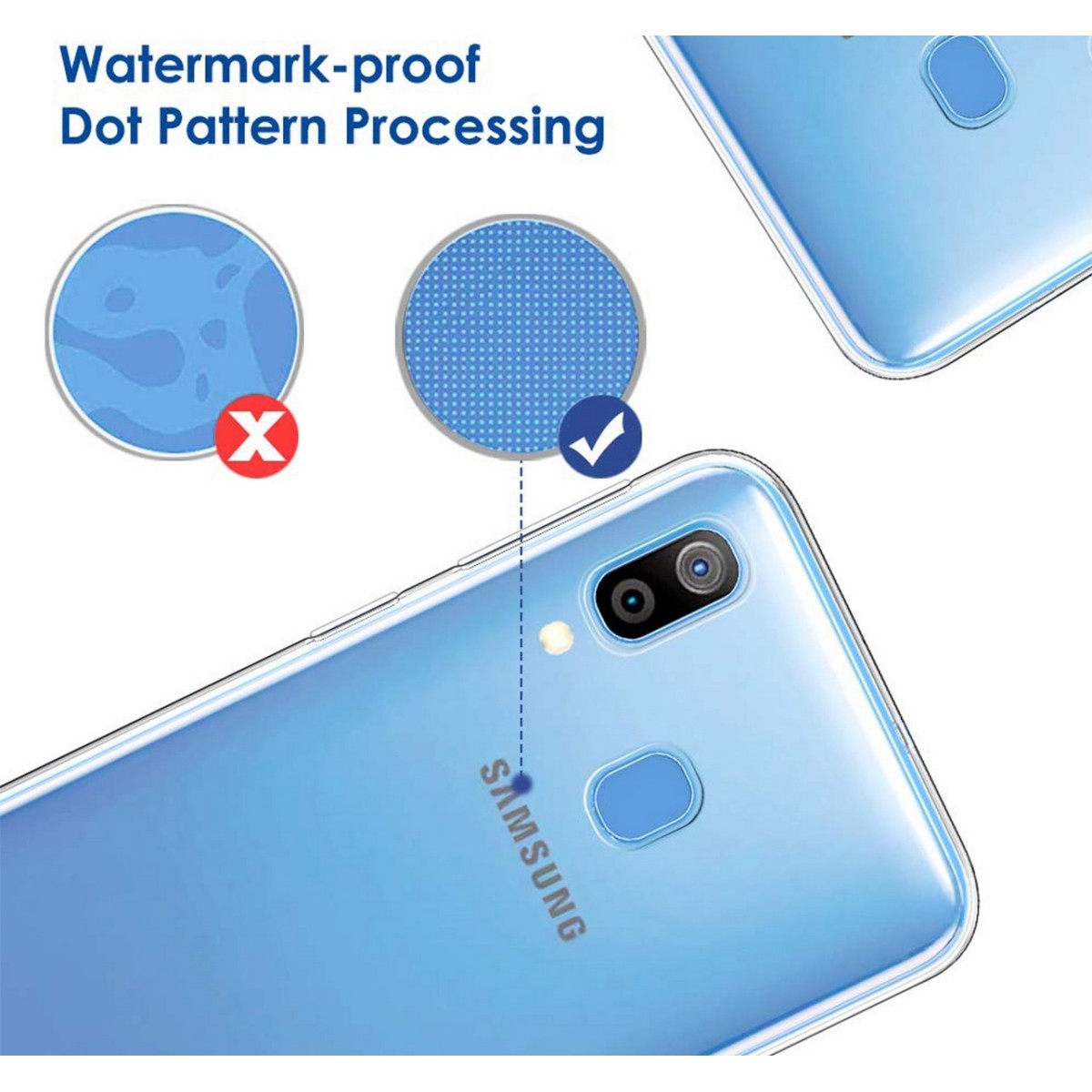 Funda Gel Tpu Fina Ultra-Thin 0,5mm Transparente para Samsung Galaxy A40