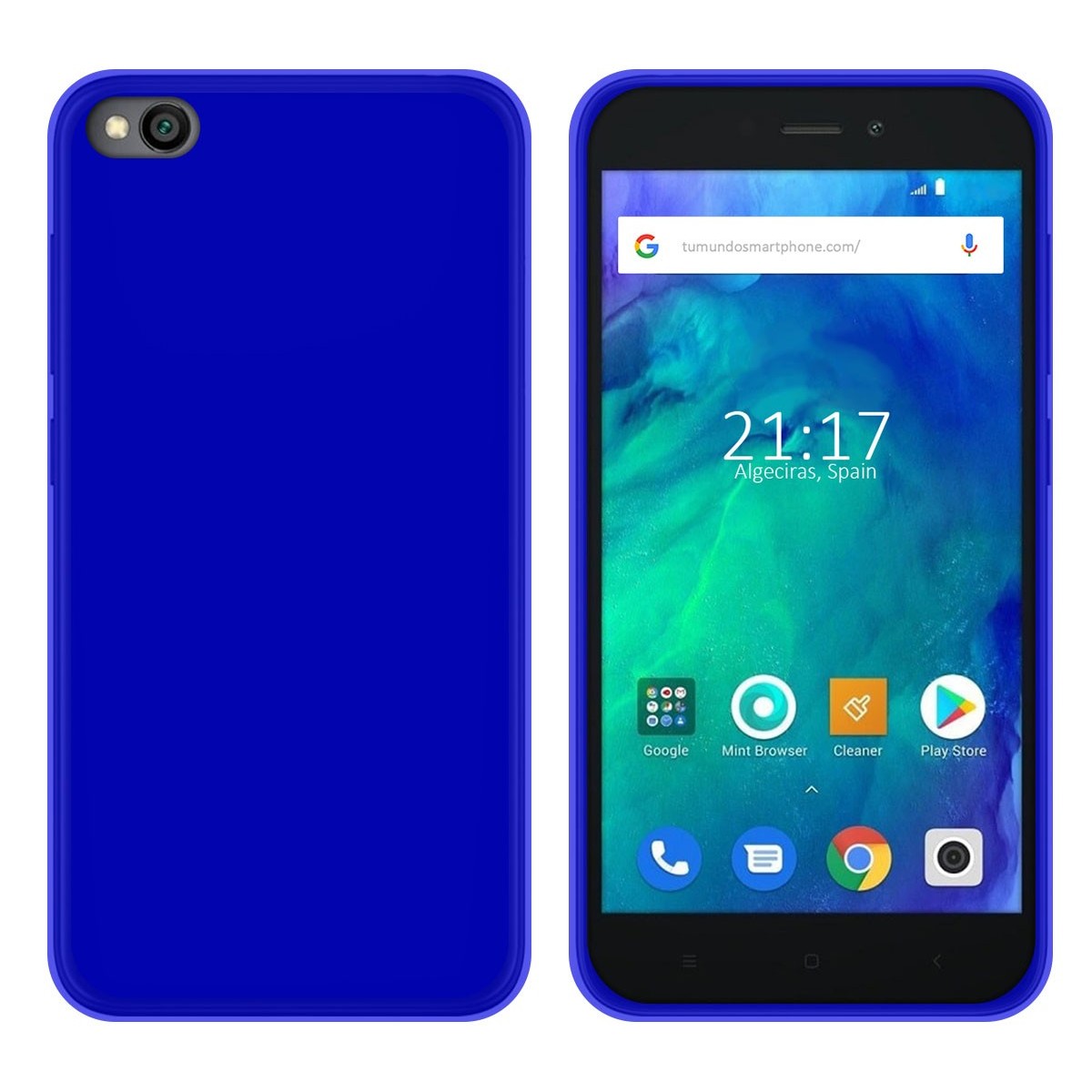 Funda Gel Tpu para Xiaomi Redmi Go Color Azul