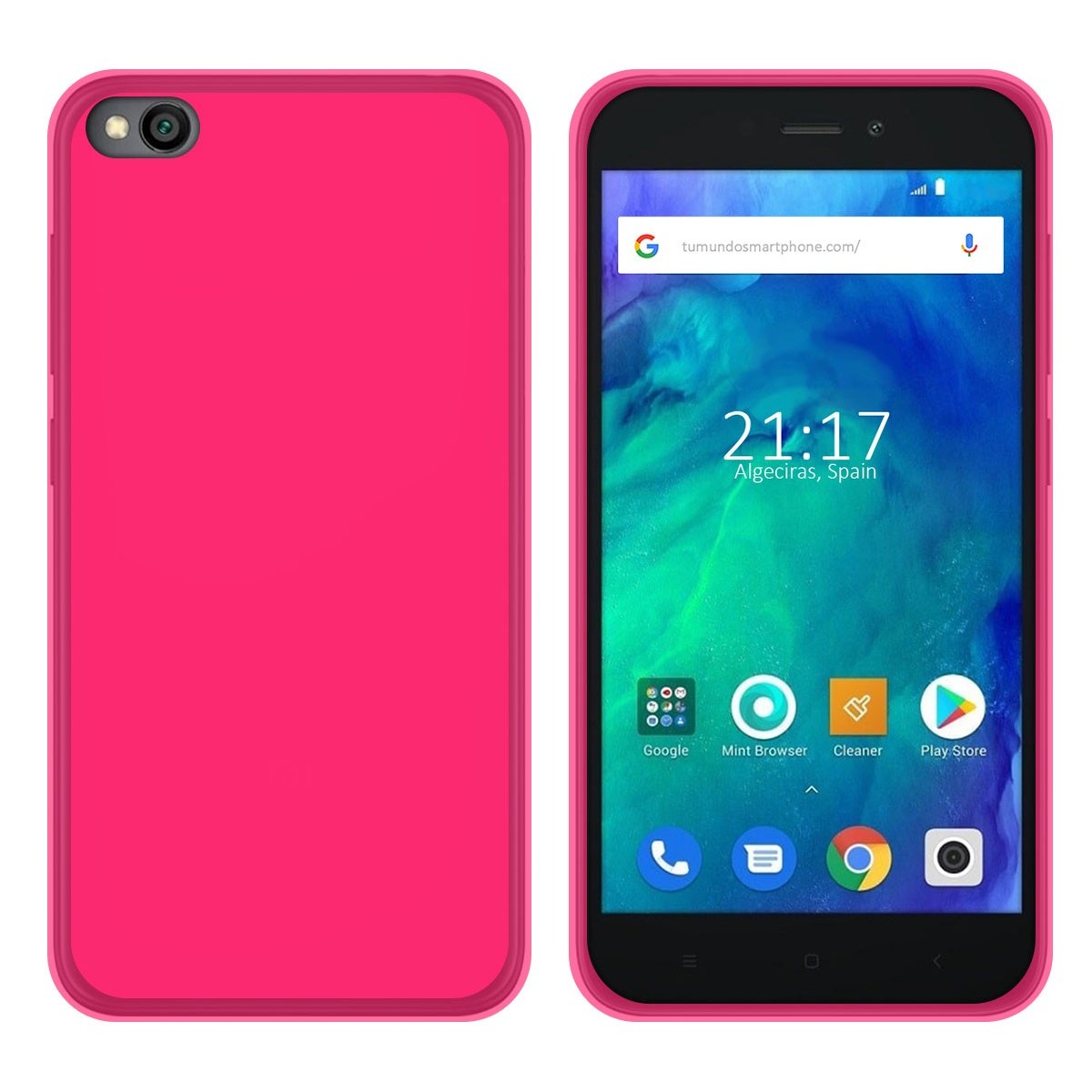 Funda Gel Tpu para Xiaomi Redmi Go Color Rosa