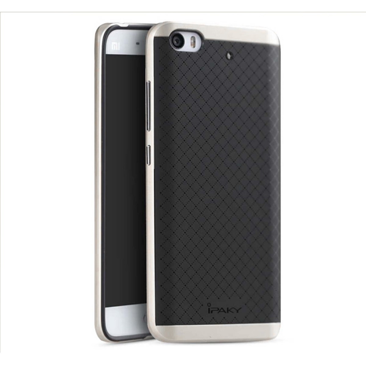 Funda Tipo Neo Hybrid (Pc+Tpu) Negra / Plata para Xiaomi Mi 5S