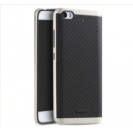 Funda Tipo Neo Hybrid (Pc+Tpu) Negra / Plata para Xiaomi Mi 5S