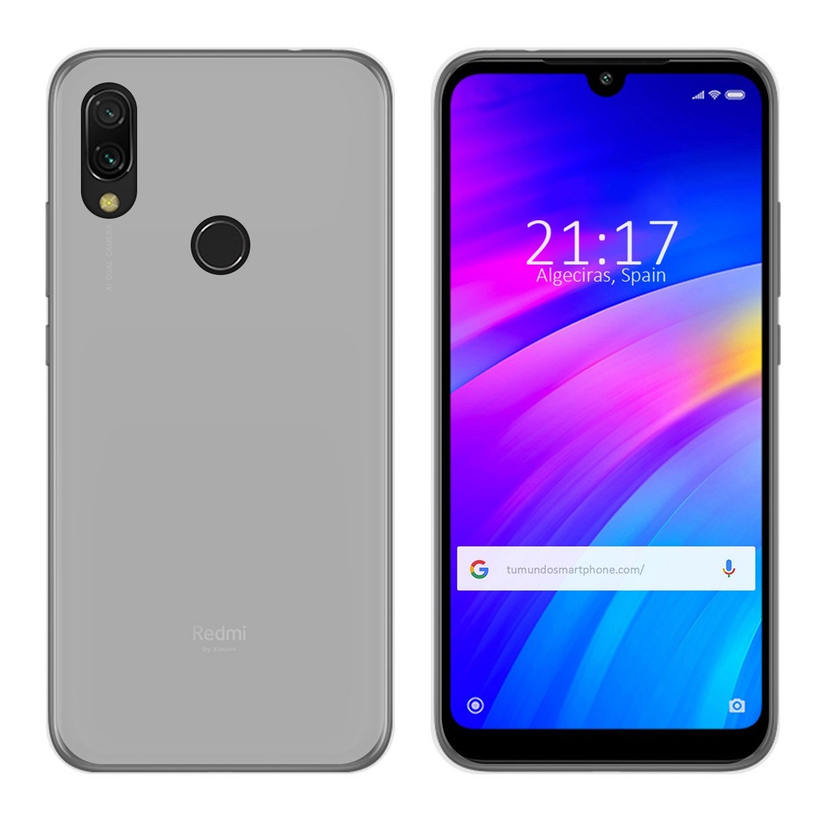 Funda Gel Tpu para Xiaomi Redmi 7 Color Transparente