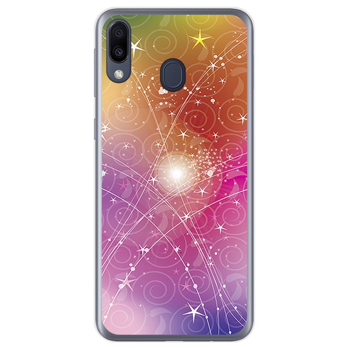 Funda Gel Tpu para Samsung Galaxy M20 diseño Abstracto Dibujos