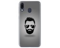 Funda Gel Tpu para Samsung Galaxy M20 diseño Barba Dibujos