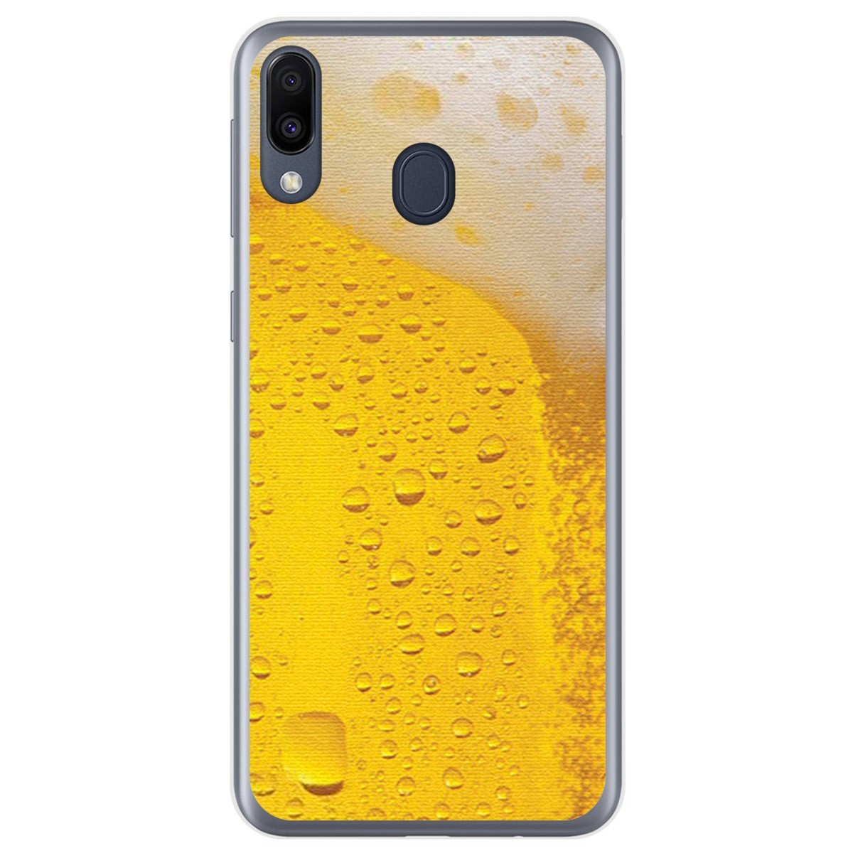 Funda Gel Tpu para Samsung Galaxy M20 diseño Cerveza Dibujos