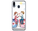 Funda Gel Tpu para Samsung Galaxy M20 diseño Café Dibujos