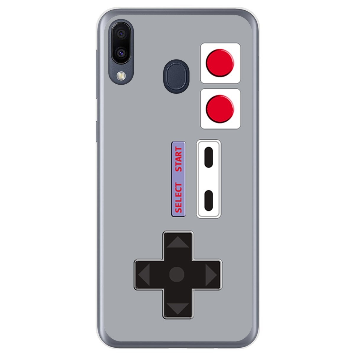 Funda Gel Tpu para Samsung Galaxy M20 diseño Consola Dibujos