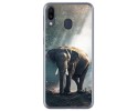 Funda Gel Tpu para Samsung Galaxy M20 diseño Elefante Dibujos