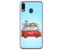 Funda Gel Tpu para Samsung Galaxy M20 diseño Furgoneta Dibujos