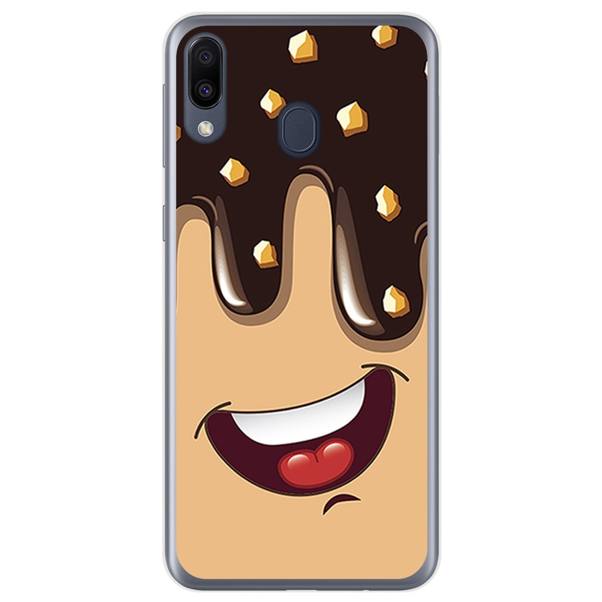 Funda Gel Tpu para Samsung Galaxy M20 diseño Helado Chocolate Dibujos