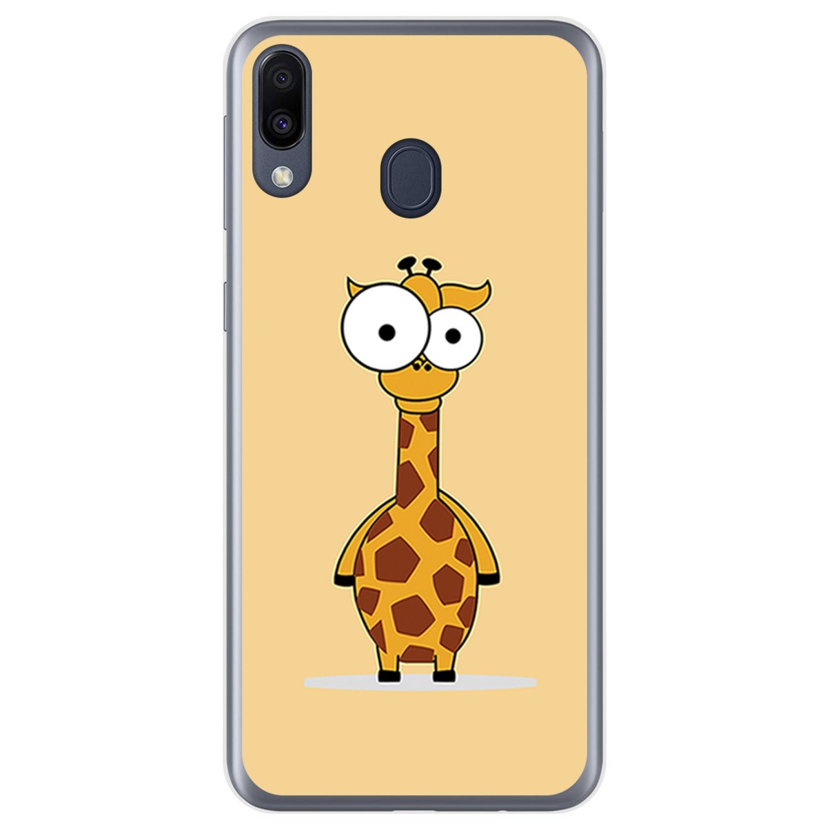 Funda Gel Tpu para Samsung Galaxy M20 diseño Jirafa Dibujos