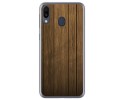 Funda Gel Tpu para Samsung Galaxy M20 diseño Madera Dibujos