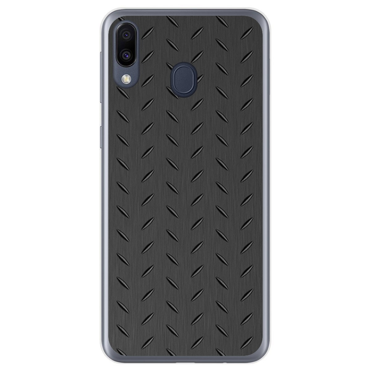 Funda Gel Tpu para Samsung Galaxy M20 diseño Metal Dibujos