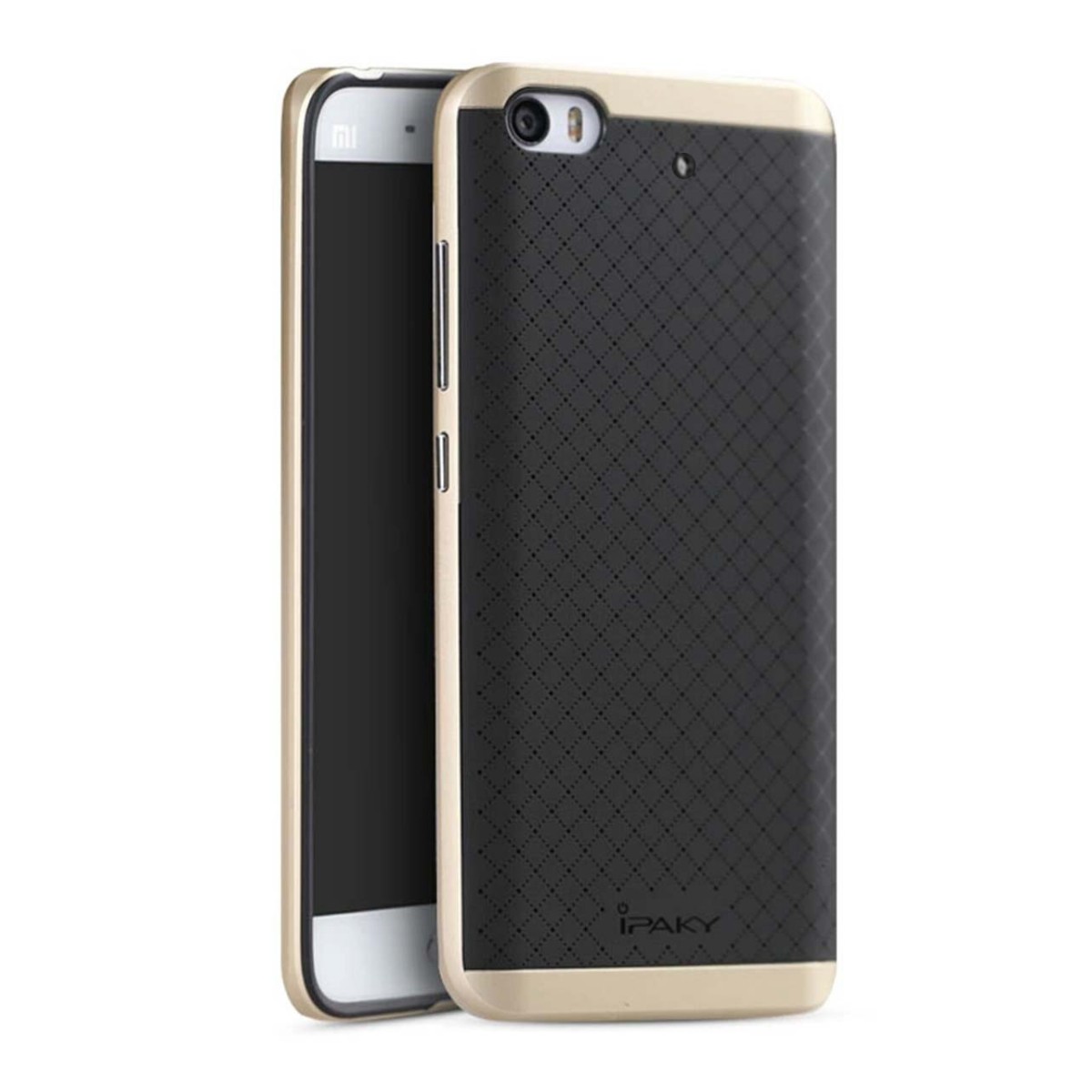 Funda Tipo Neo Hybrid (Pc+Tpu) Negra / Dorada para Xiaomi Mi 5S