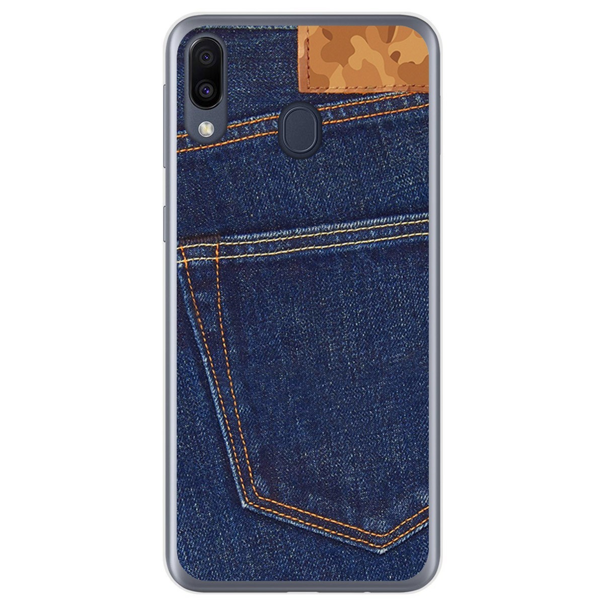 Funda Gel Tpu para Samsung Galaxy M20 diseño Vaquero Dibujos