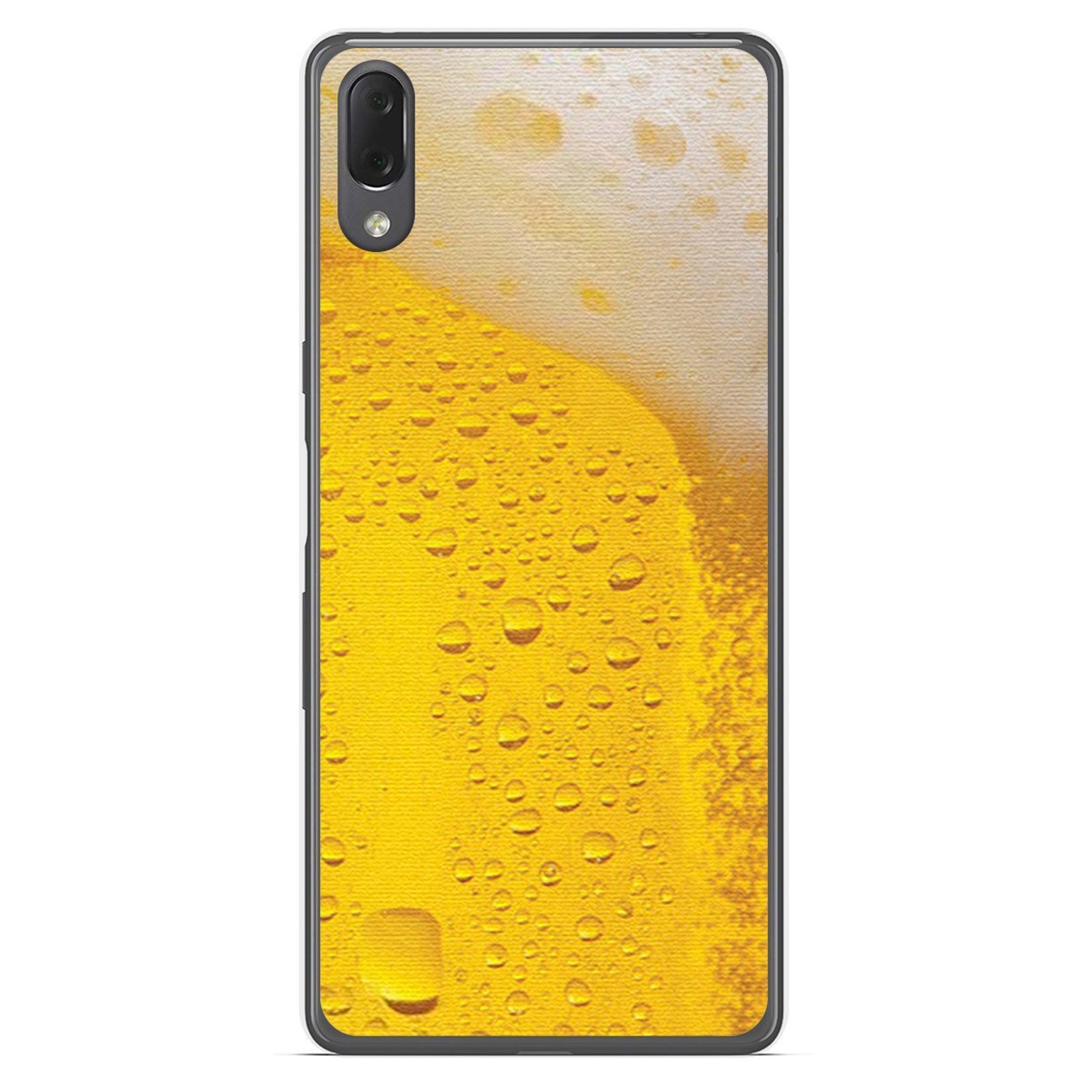 Funda Gel Tpu para Sony Xperia L3 diseño Cerveza Dibujos