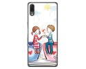 Funda Gel Tpu para Sony Xperia L3 diseño Café Dibujos